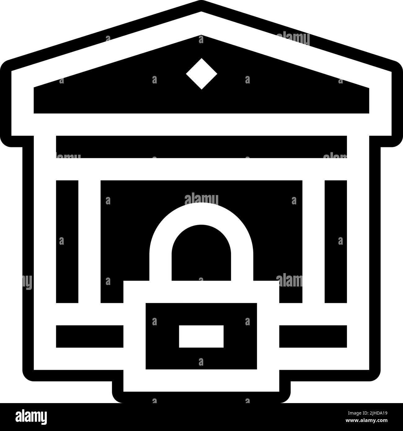 Banque de crise économique . Illustration de Vecteur