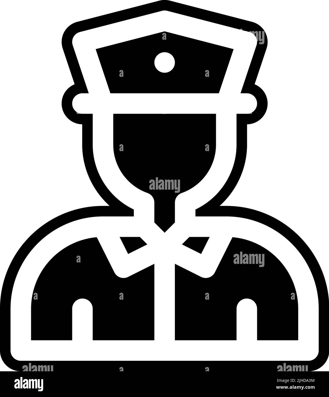 Agent de diplomatie . Illustration de Vecteur