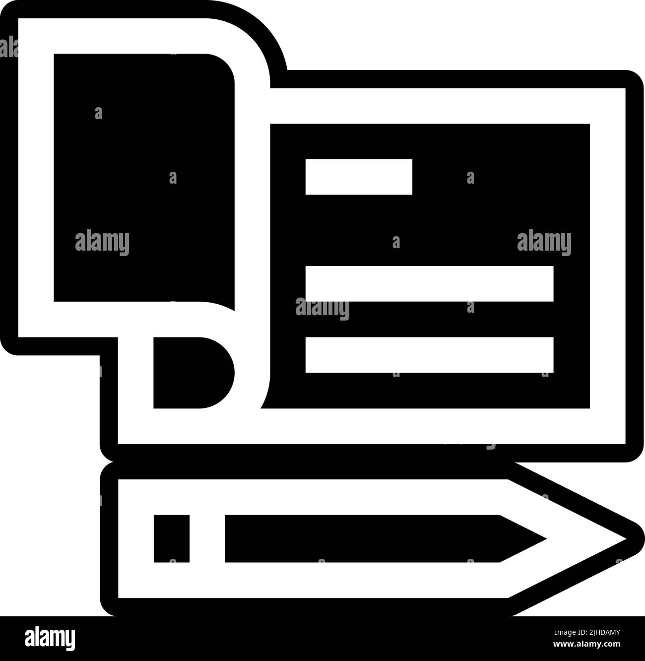 Chèque bancaire de crise économique . Illustration de Vecteur