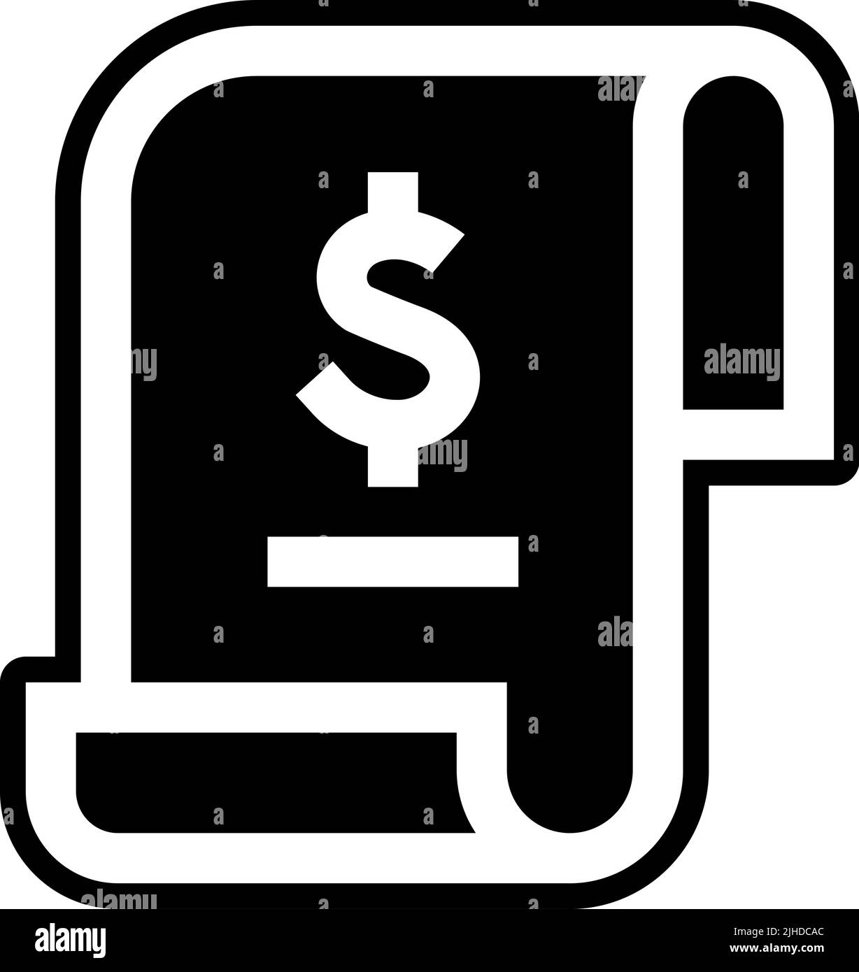 Facture de crise économique . Illustration de Vecteur