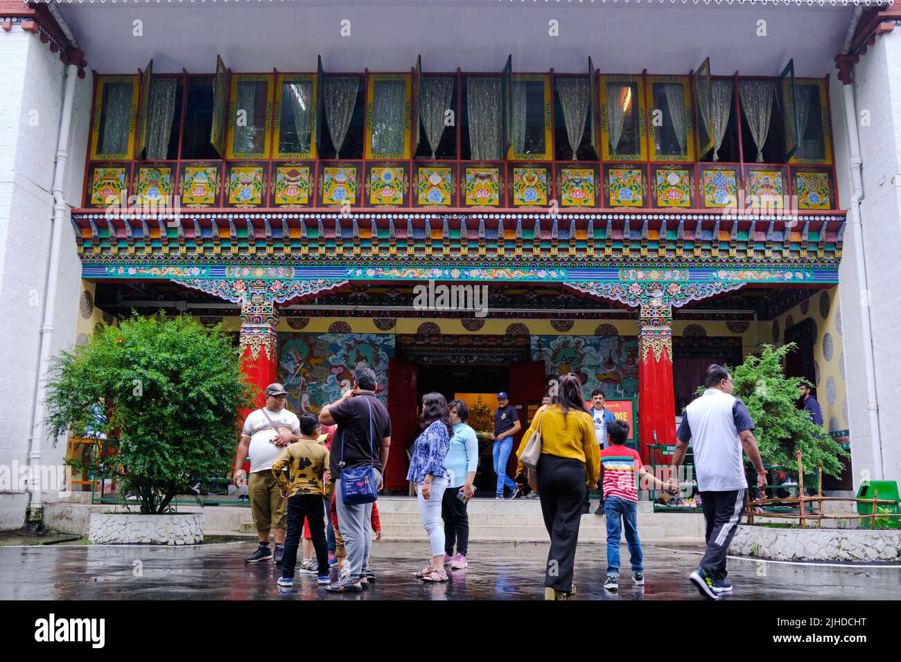 Gangtok, Sikkim, Inde, 17 juin 2022, l'Institut de Tibétalogie Namgyal est un musée du Tibet. Banque D'Images