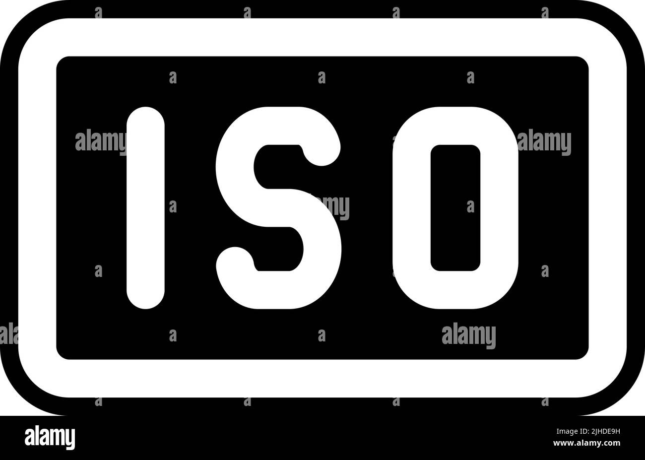 Interface de caméra iso . Illustration de Vecteur