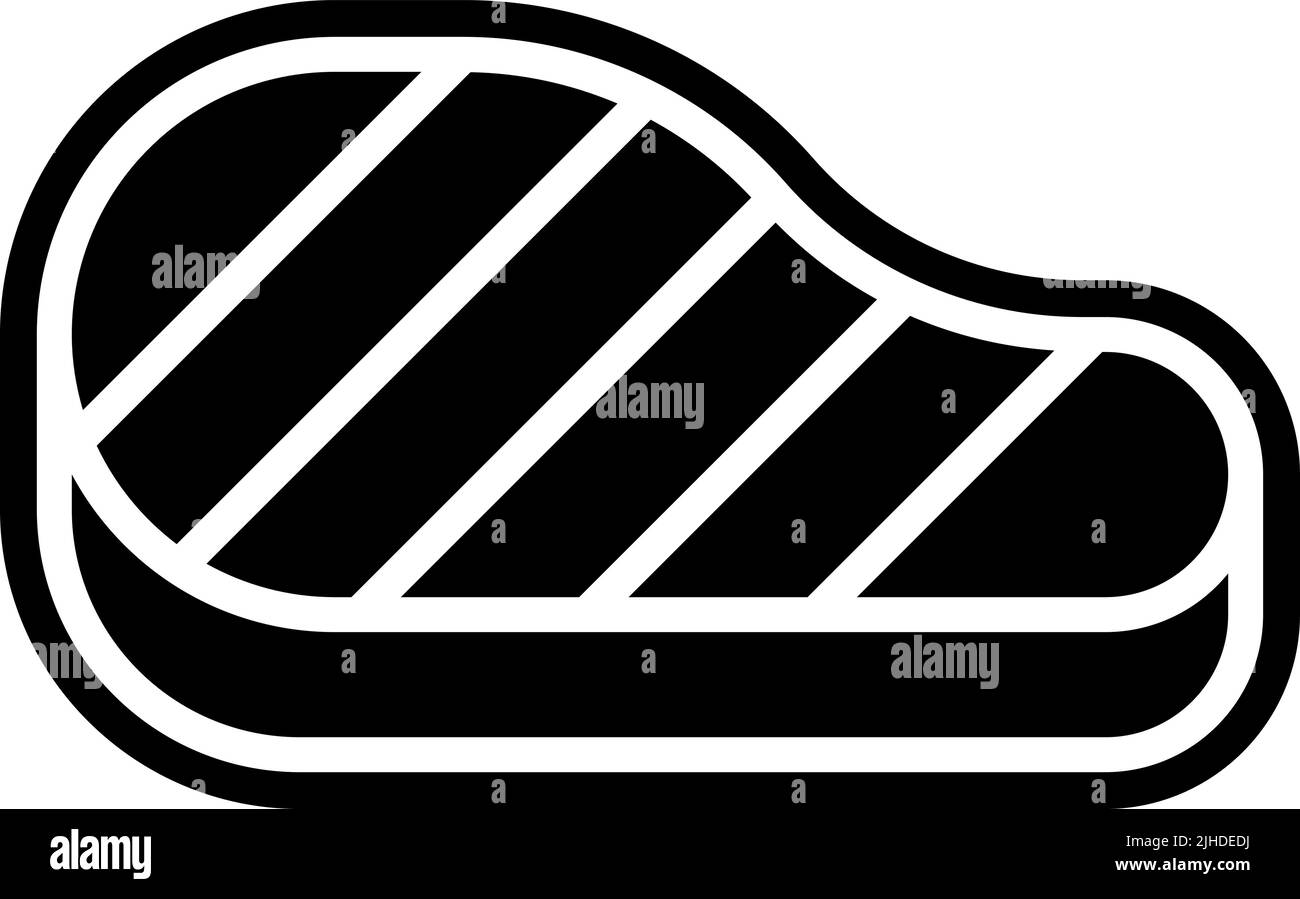 Viande de boucher . Illustration de Vecteur