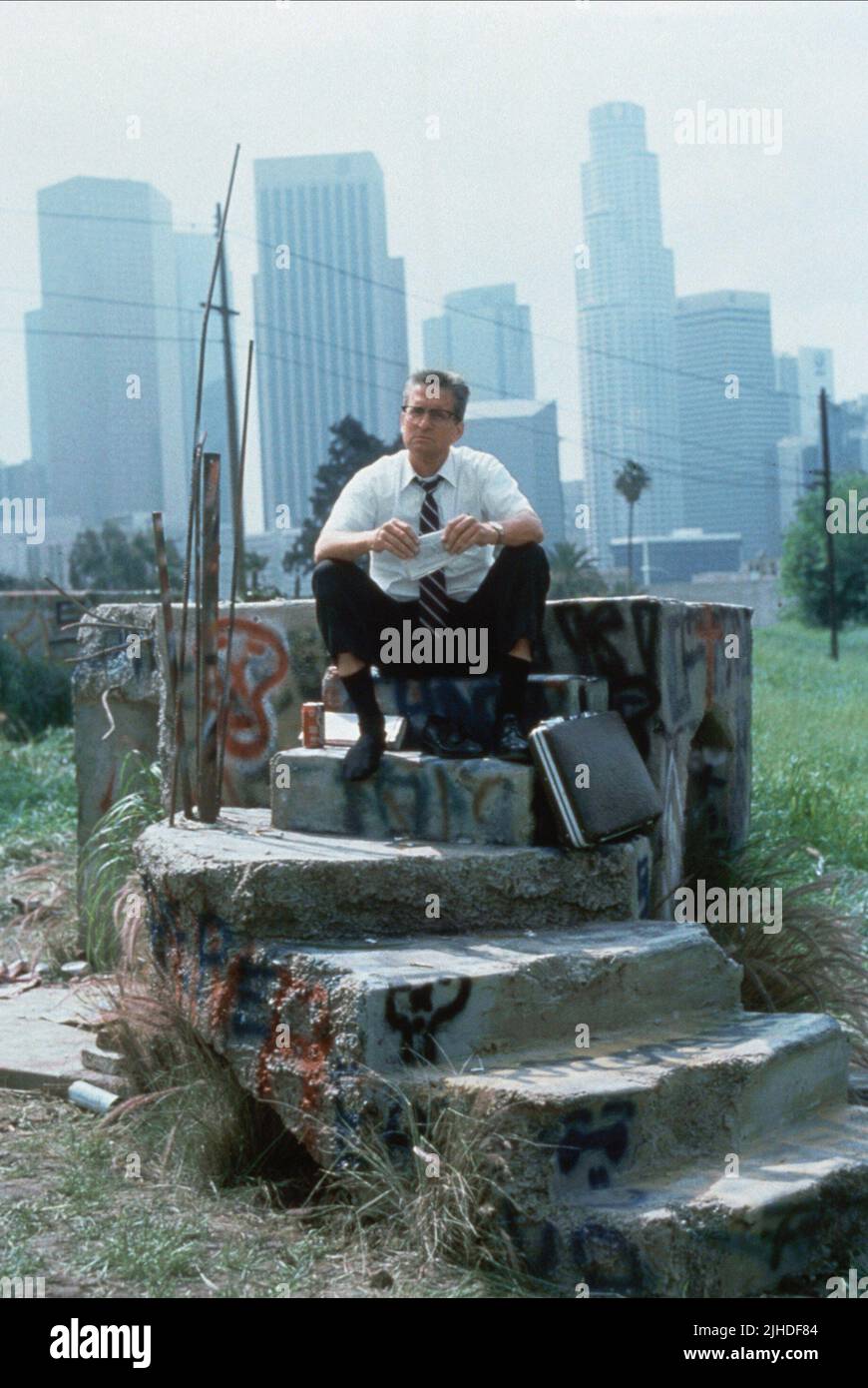 MICHAEL DOUGLAS, tomber, 1993 Banque D'Images