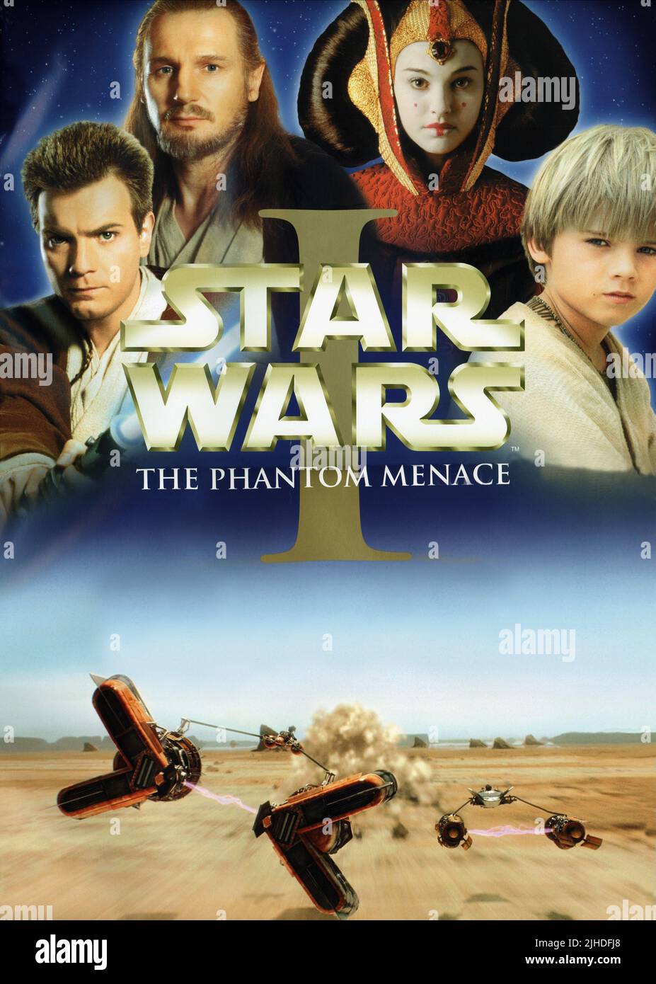 POSTER DE FILM, STAR WARS: EPISODE I - LA MENACE FANTÔME, 1999 Banque D'Images