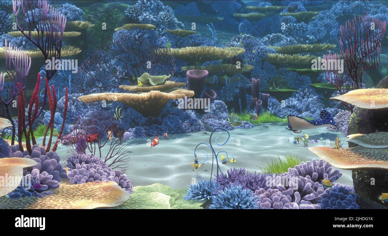 Le lit de l'océan, le monde de Nemo, 2003 Banque D'Images