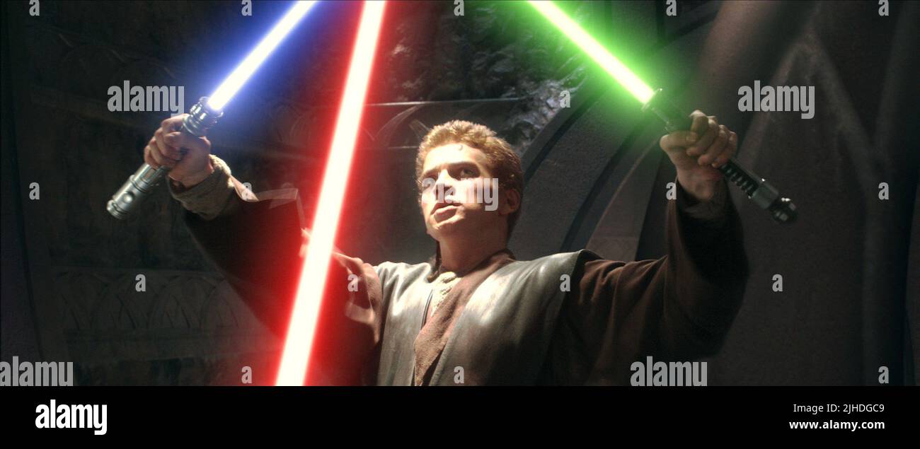 HAYDEN CHRISTENSEN, Star Wars : Episode II - L'ATTAQUE DES CLONES, 2002 Banque D'Images