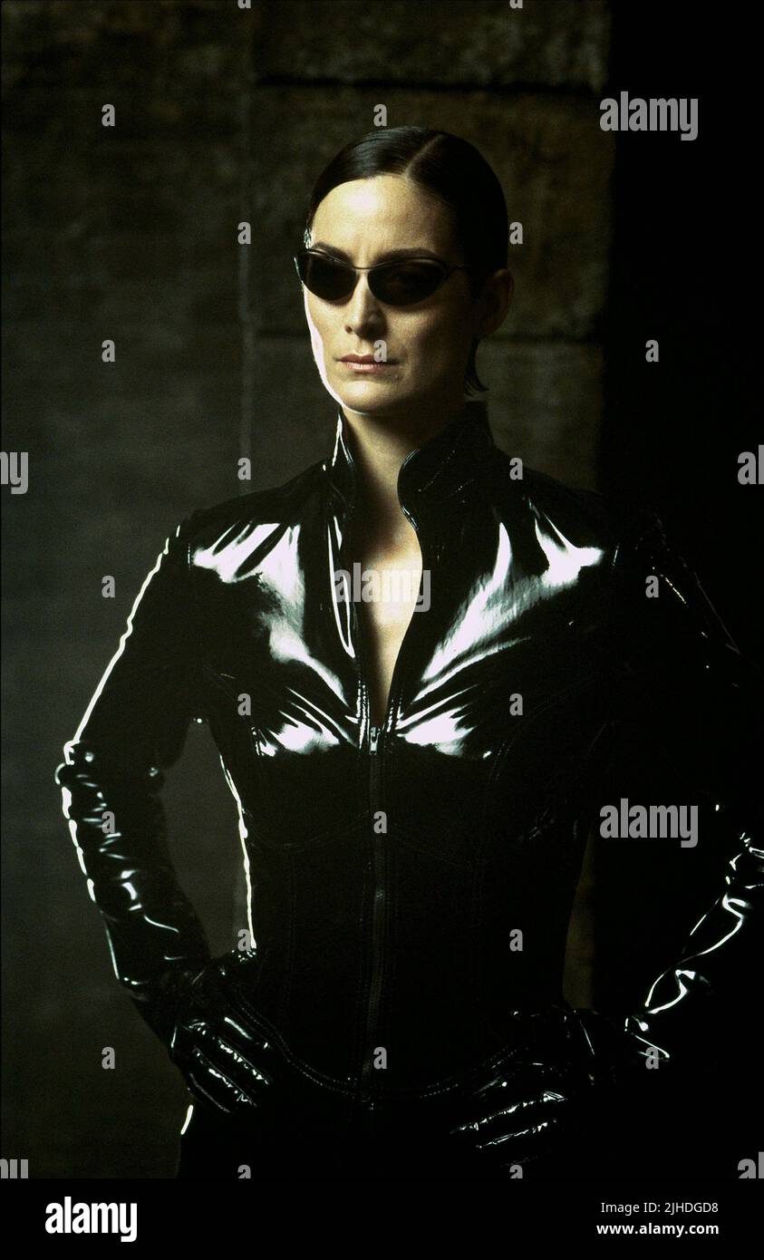 CARRIE-ANNE MOSS, The Matrix Reloaded, 2003 Banque D'Images