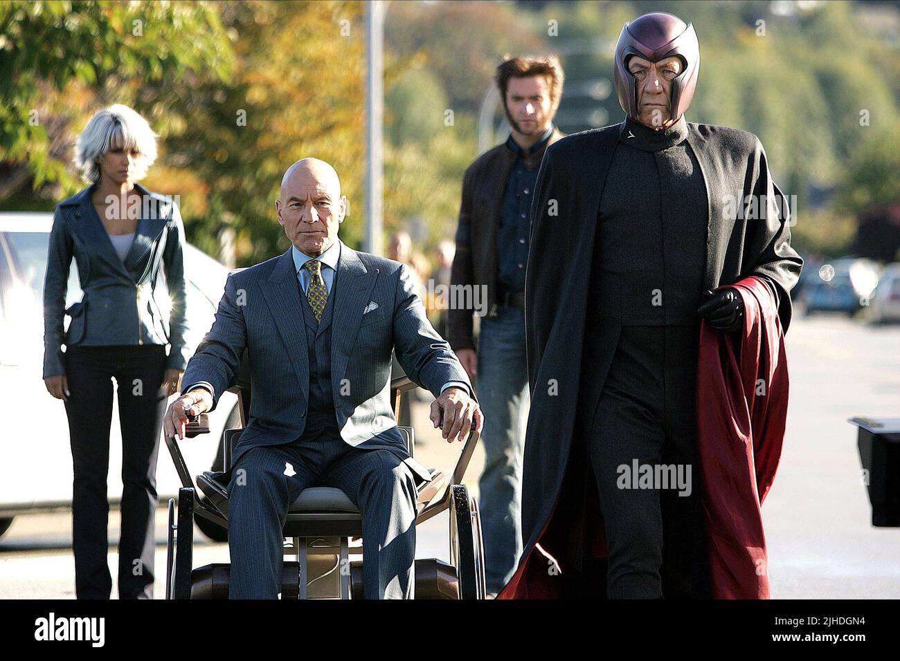 HALLE BERRY, Patrick Stewart, Hugh Jackman, IAN MCKELLEN, X-MEN : THE LAST STAND : X-MEN 3, 2006 Banque D'Images