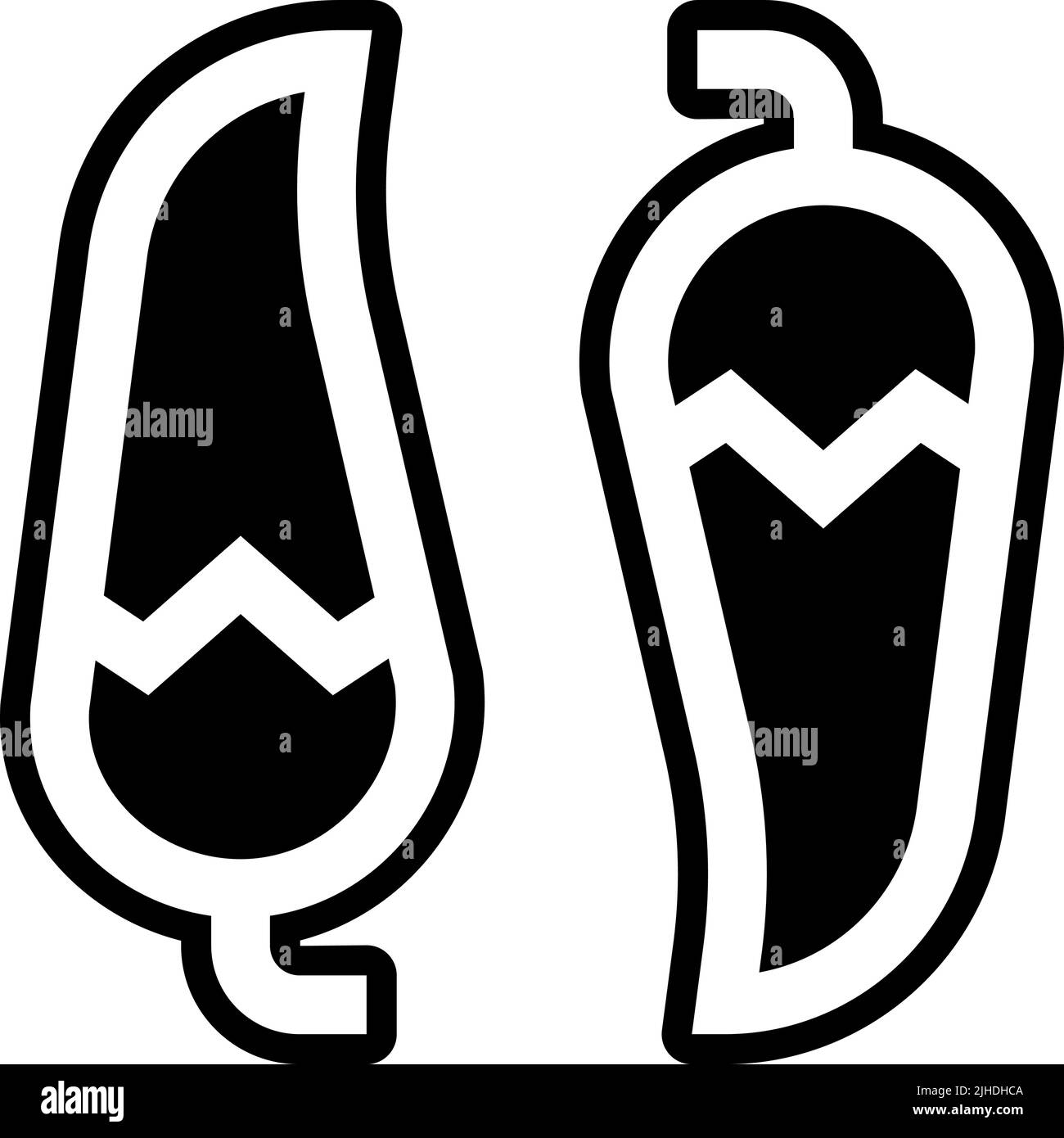 Poivre chaud Cinco de mayo . Illustration de Vecteur