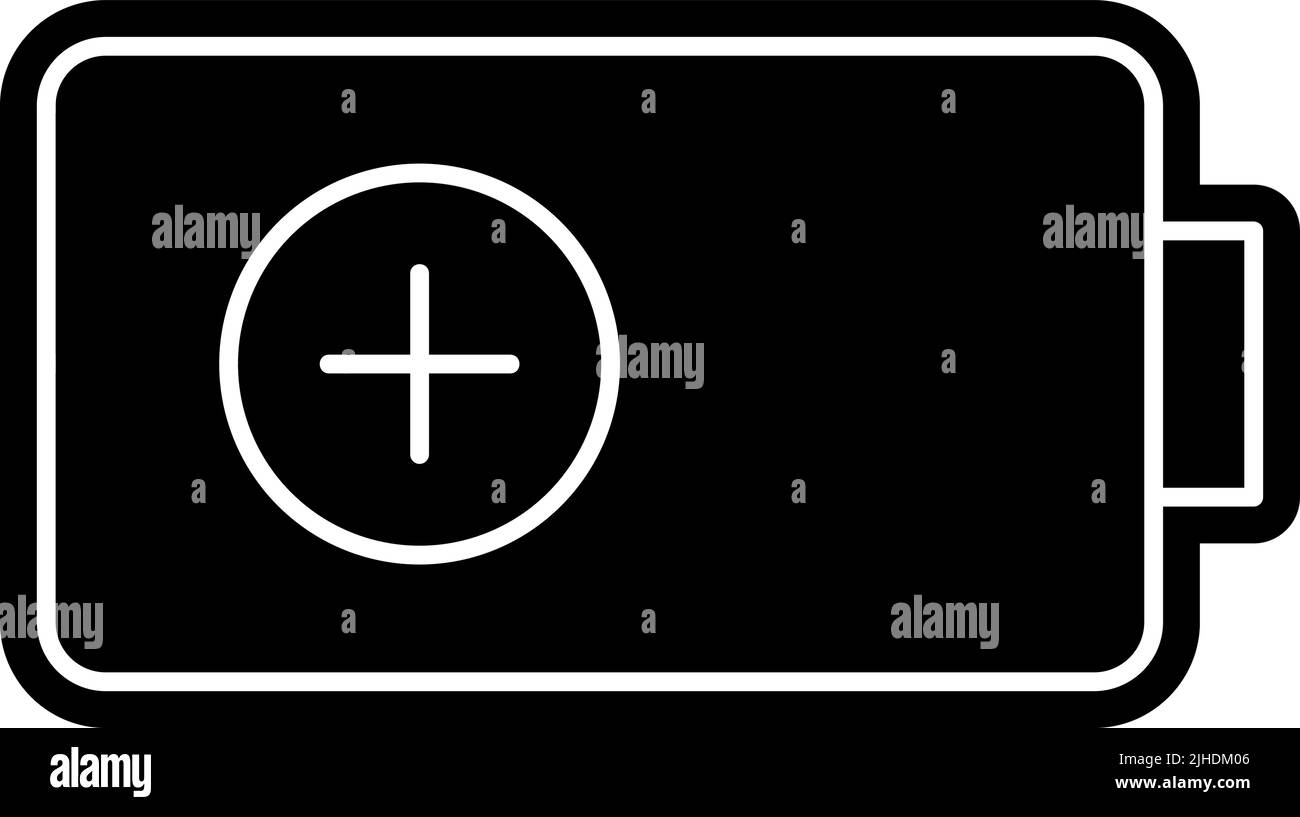 Batterie de l'ordinateur . Illustration de Vecteur