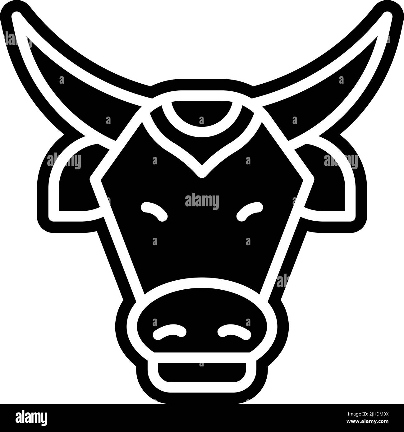 Vache Holi . Illustration de Vecteur