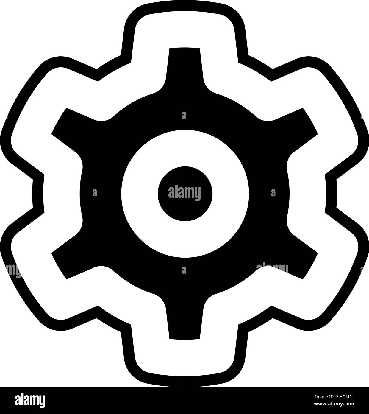 Paramètres généraux de l'application de l'interface utilisateur . Illustration de Vecteur
