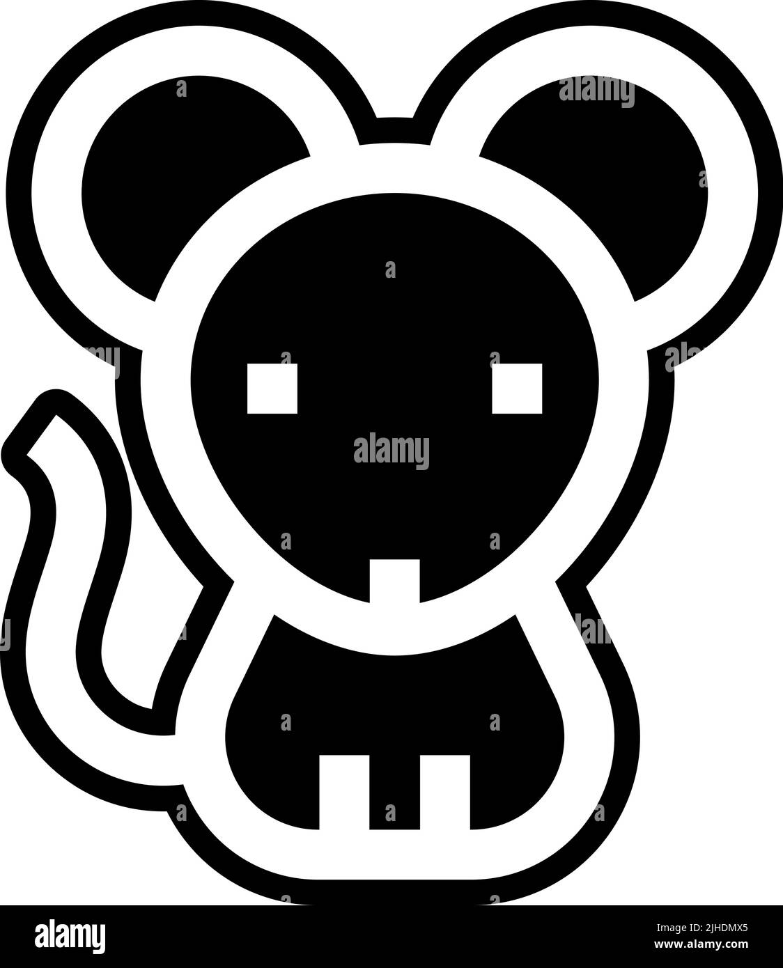 Rat magique . Illustration de Vecteur