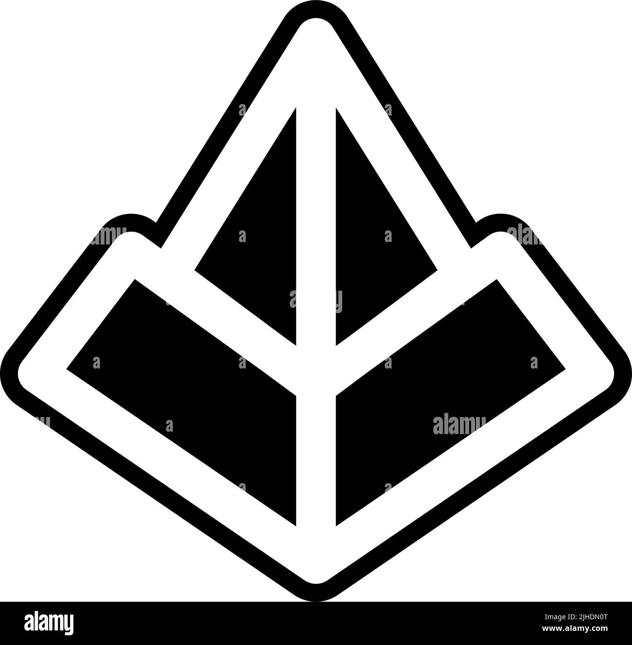 Pyramide divers . Illustration de Vecteur