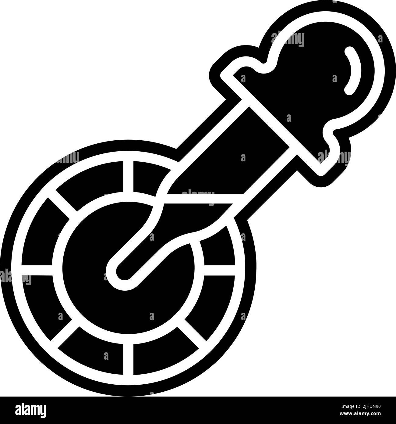 Pipette d'impression . Illustration de Vecteur