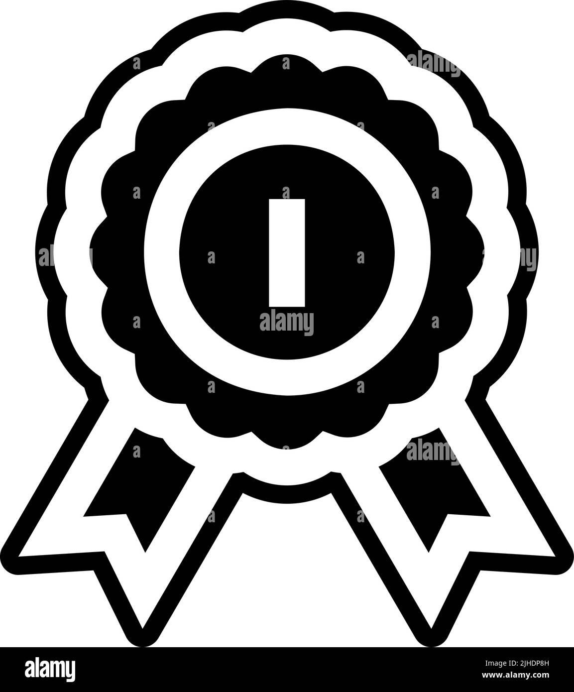 Badge de récompense . Illustration de Vecteur