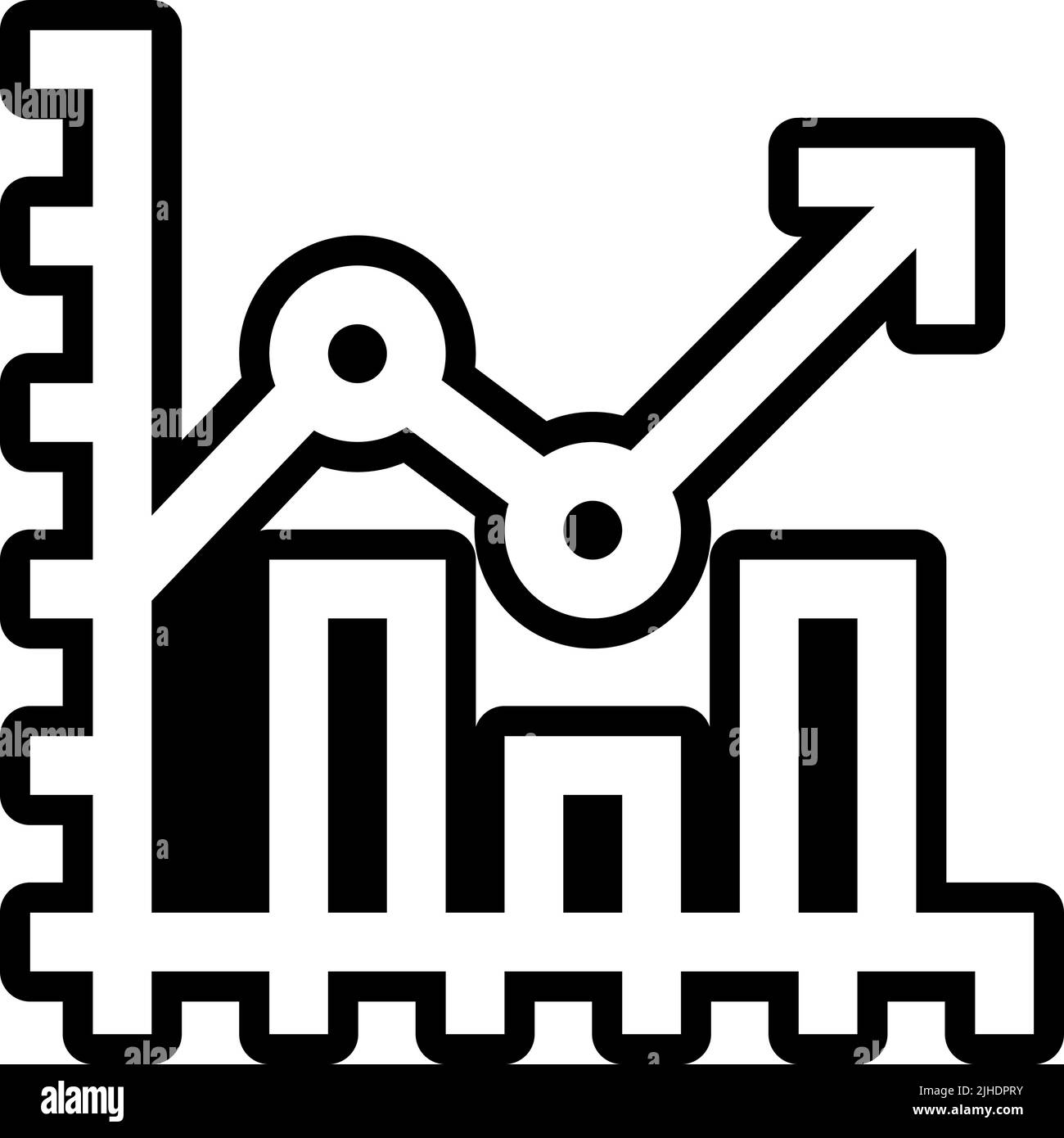 Graphique de développement de la mêlée . Illustration de Vecteur