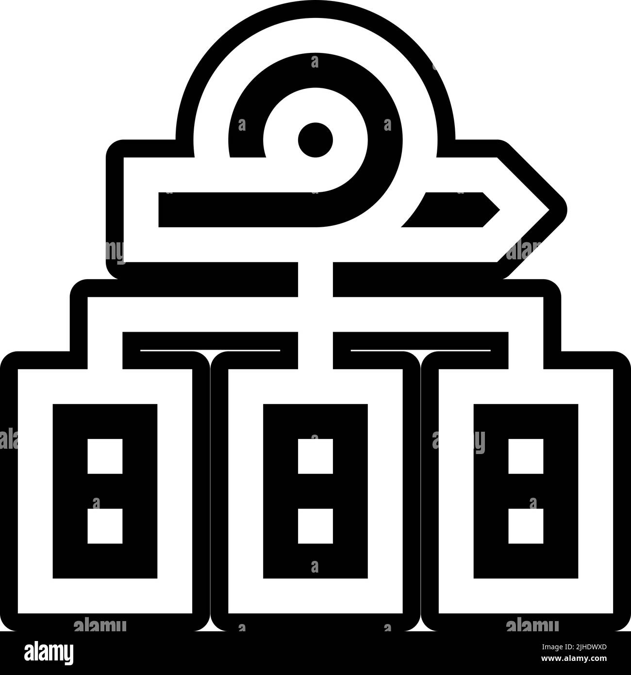 Cadre de développement de la mêlée . Illustration de Vecteur