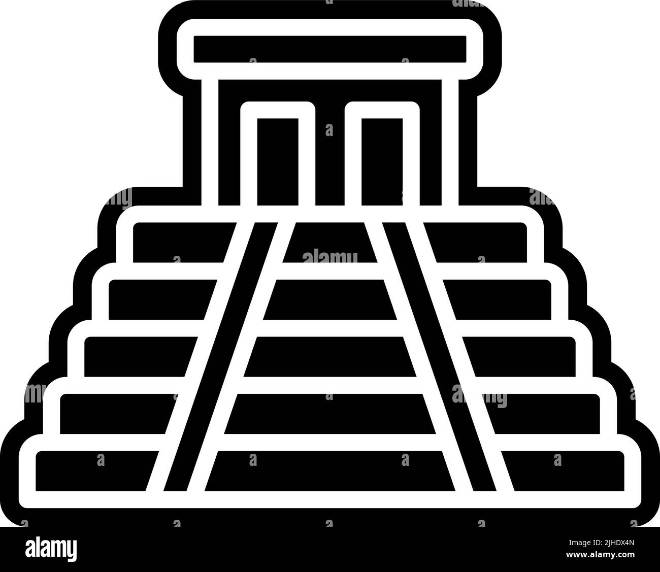 Temples chichen itza pyramide . Illustration de Vecteur Temples chichen itza pyramide . Illustration de Vecteur
