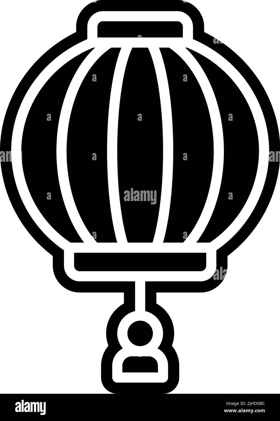 Lanterne de temples . Illustration de Vecteur