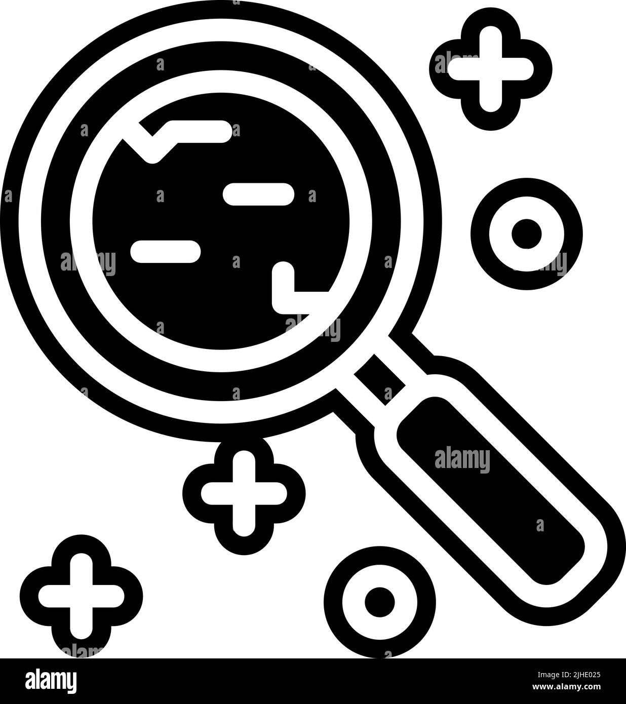 Recherche sur les vaccins . Illustration de Vecteur