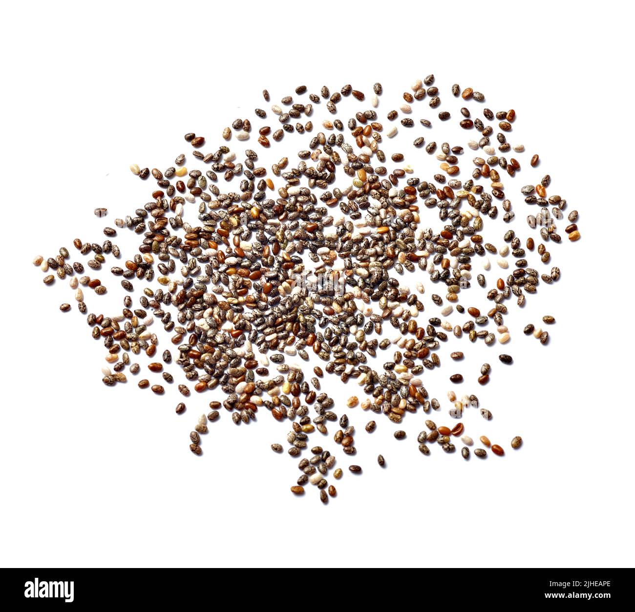 chia nourriture bio antioxydant superalimentation saine ingrédient de graines de petit déjeuner repas repas cuillère en bois Banque D'Images