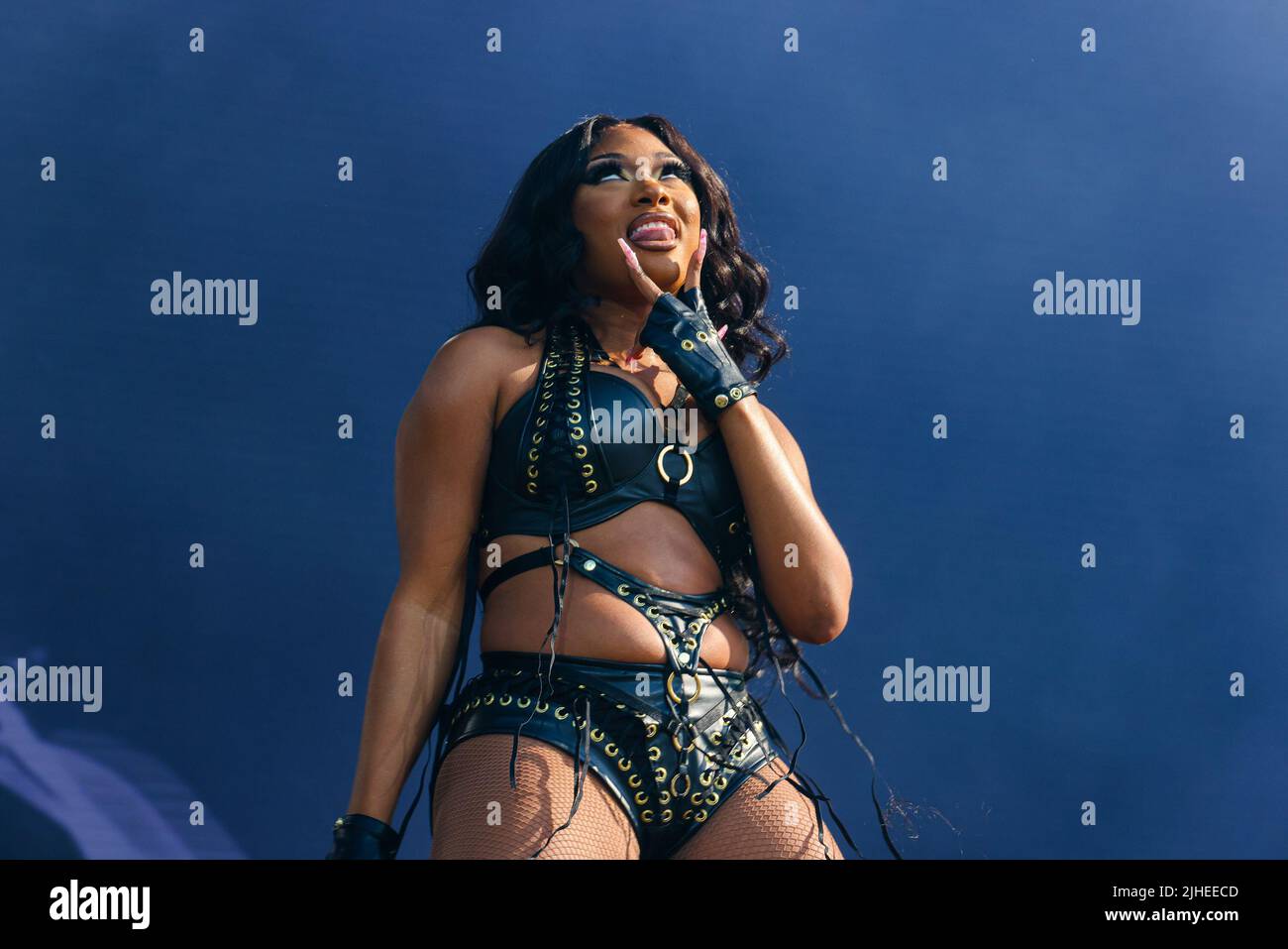 LOLLAPALOOZA PARIS JUILLET 17 Megan thee Stallion sur la scène de