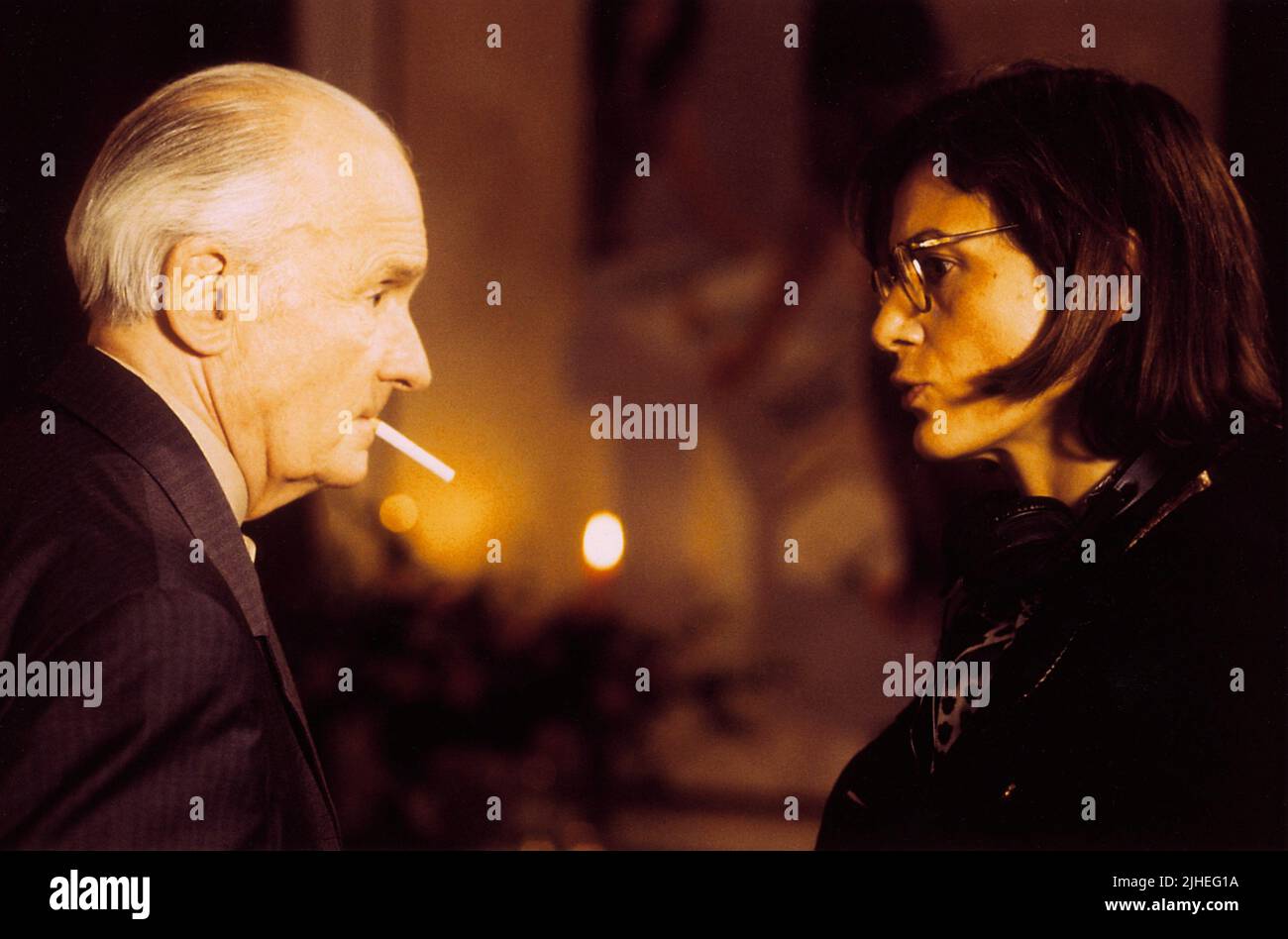 Commentaire j'ai né mon père année : 2001 France / Espagne Directeur : Anne Fontaine Michel bouquet, Anne Fontaine photo de tournage Banque D'Images