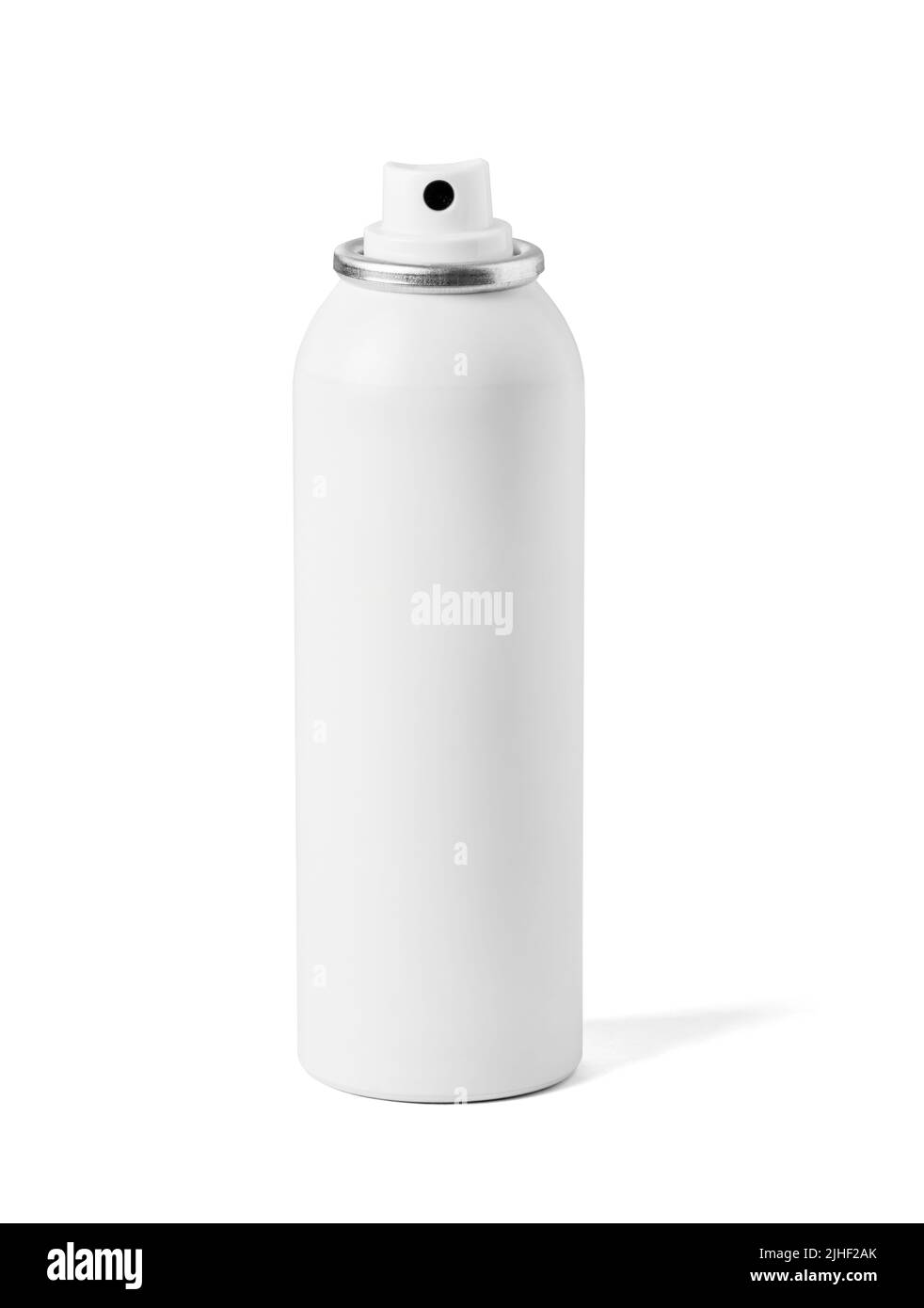 spray pour cheveux aérosol bouteille maigre contenant produit soin emballage cosmétique blanc beauté design déodorant Banque D'Images