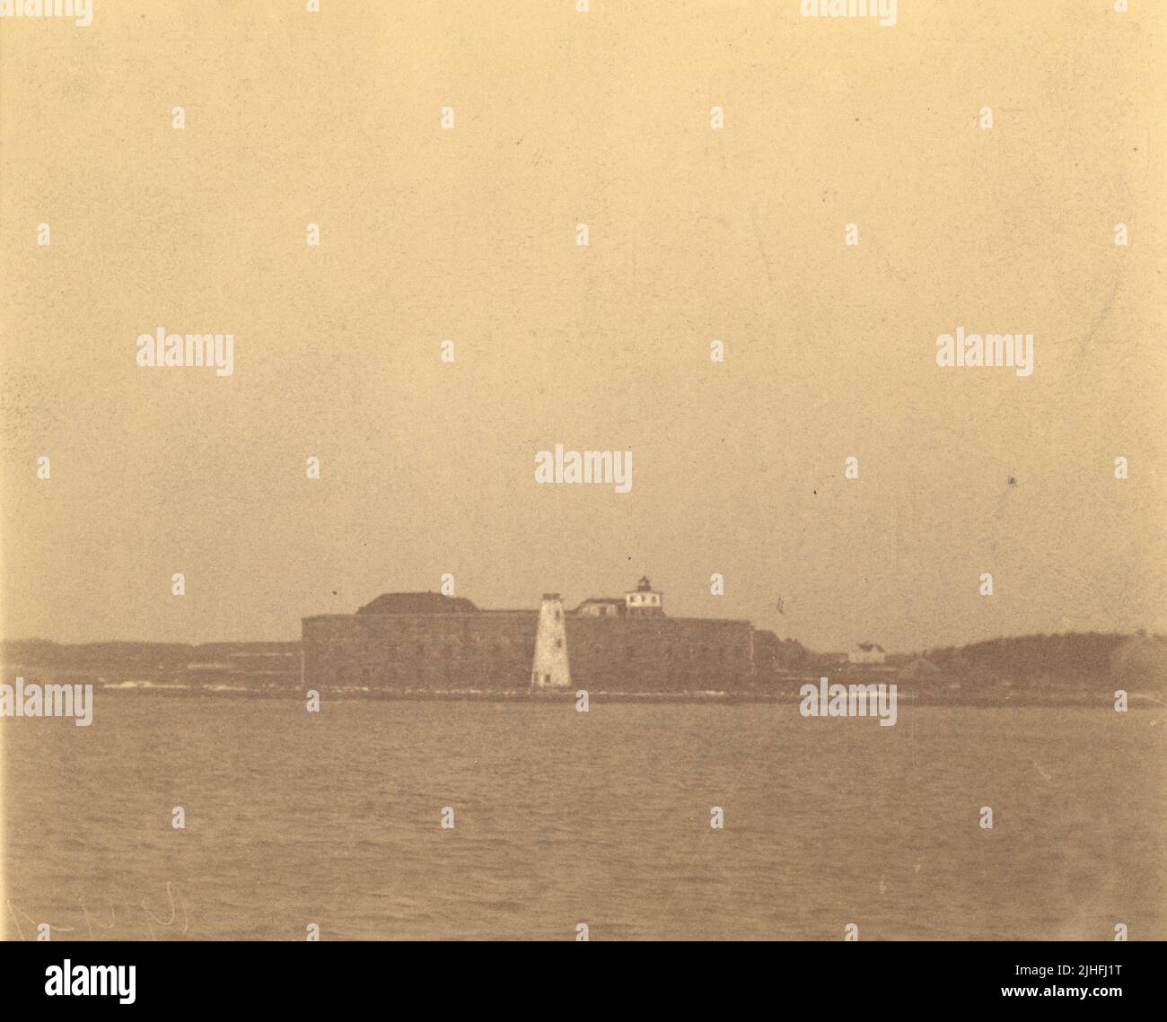 Massachusetts - Clark point. Clark point Light Station, Massachusetts. Banque D'Images