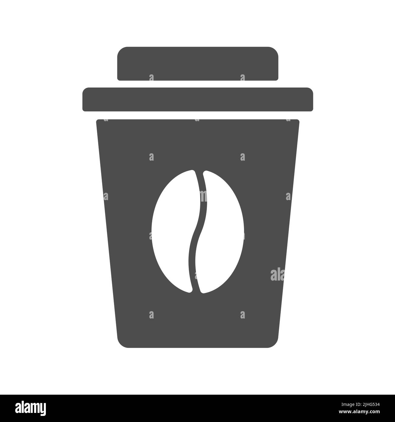 icône représentant un vecteur de silhouette de tasse à café Illustration de Vecteur