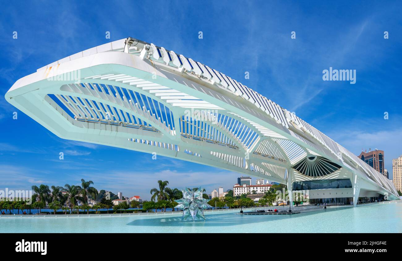 Museu do Amanhã (Musée de demain), Píer Mauá, Rio de Janeiro, Brésil Banque D'Images