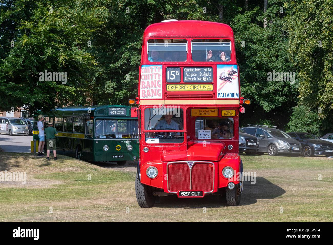 Un bus à impériale Leyland AEC London transport rouge vintage 1963 lors de l'événement Alton bus Rally and Running Day au Hampshire, en Angleterre, au Royaume-Uni, le 2022 juillet Banque D'Images