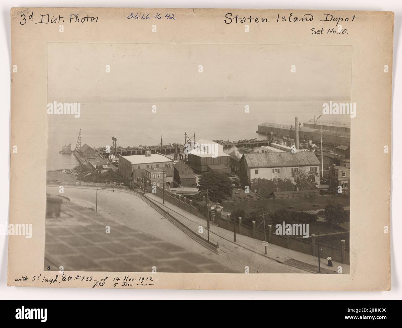 NY - Staten Island. Staten Island Depot, New York. Banque D'Images