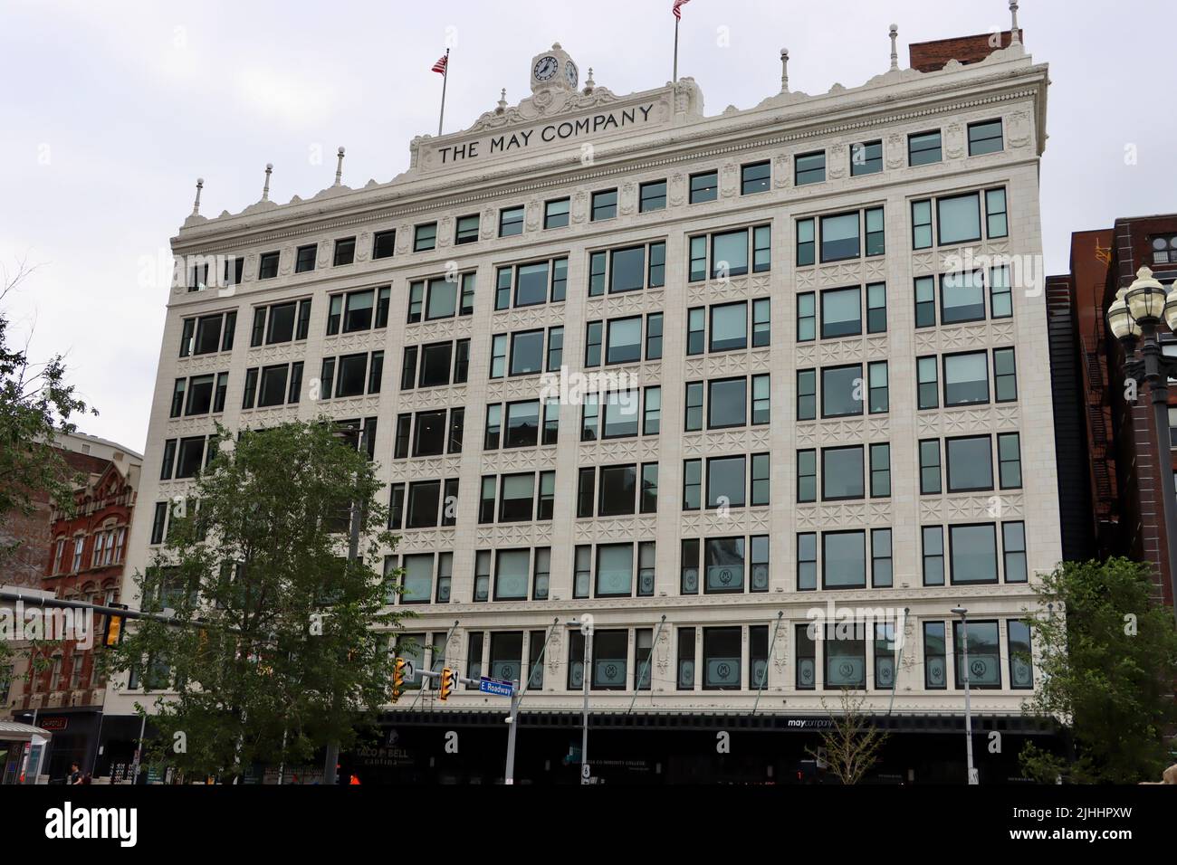 Le bâtiment de la compagnie May à Cleveland, juin 2022 Banque D'Images