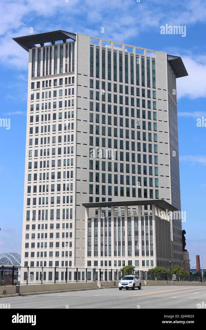 Palais de justice du district des États-Unis, Cleveland (Ohio), juin 2022 Banque D'Images