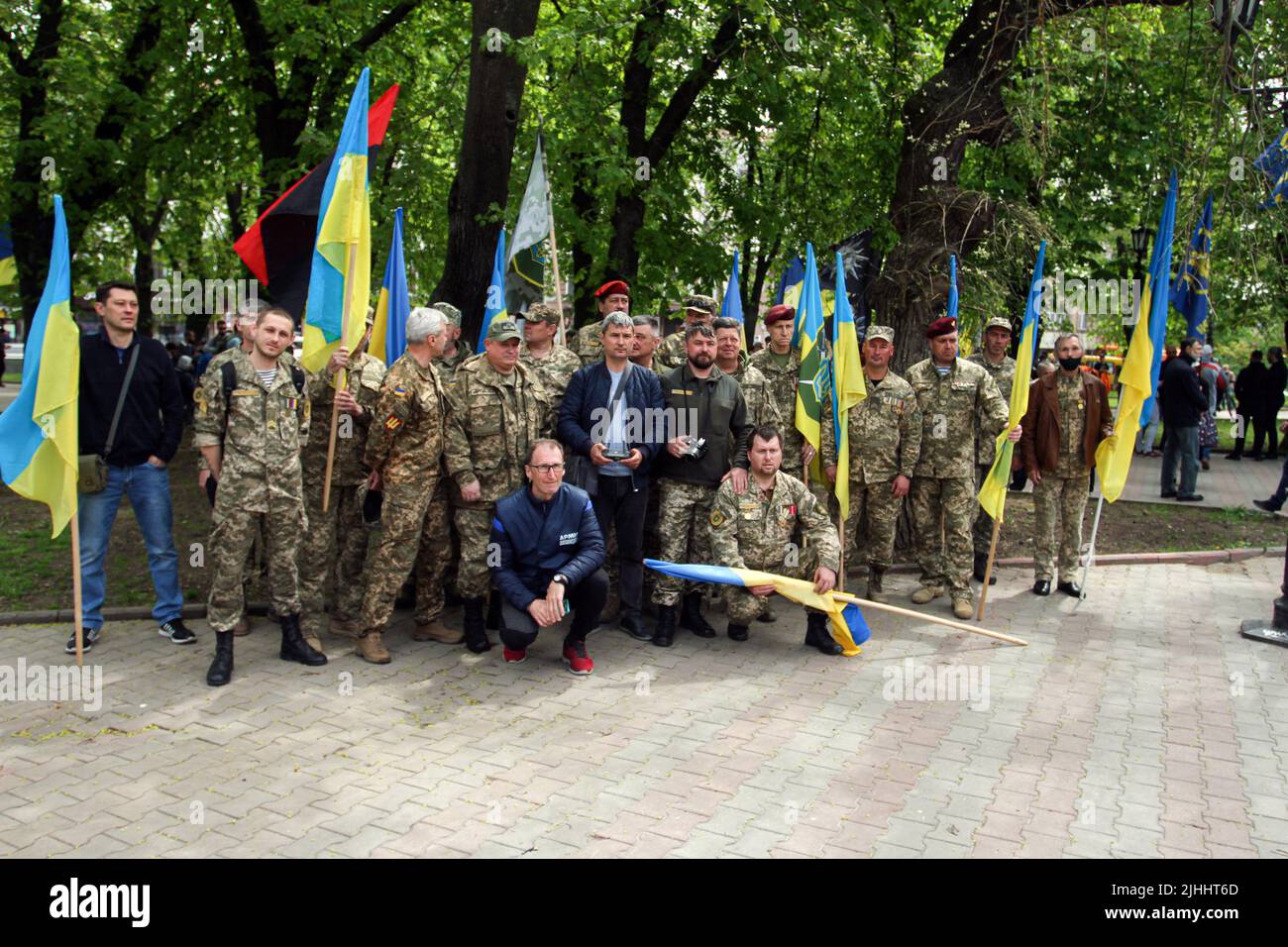 Drapeau Agitant De L'armée Insurrectionnelle Ukrainienne : Vidéo