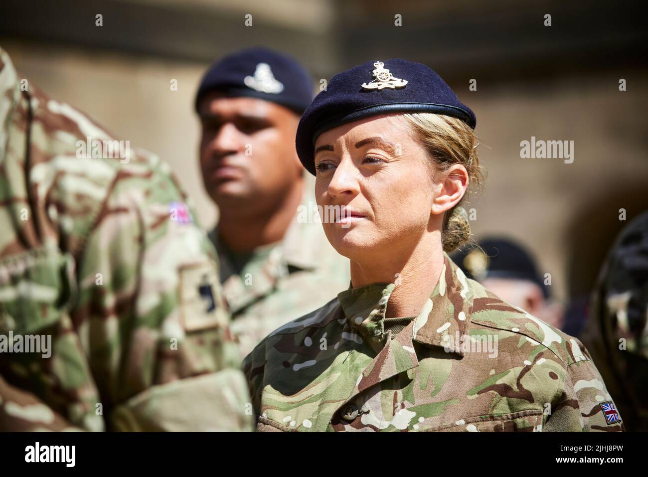 Journée des forces armées de Manchester même sur la place Peter Banque D'Images