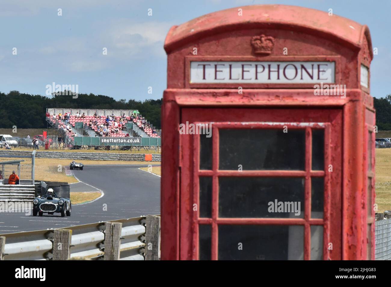 Patrick Watts, Malcolm Harrison, Cooper Bristol T25, téléphone Box et startline Heat Haze, le Royal automobile Club Woodcote Trophy et Stirling Mos Banque D'Images