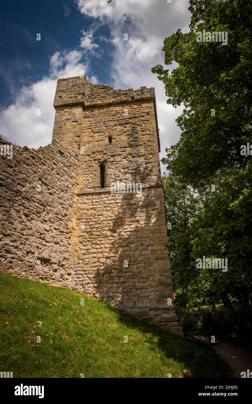 Château de Pickering dans le North Yorkshire, Royaume-Uni Banque D'Images
