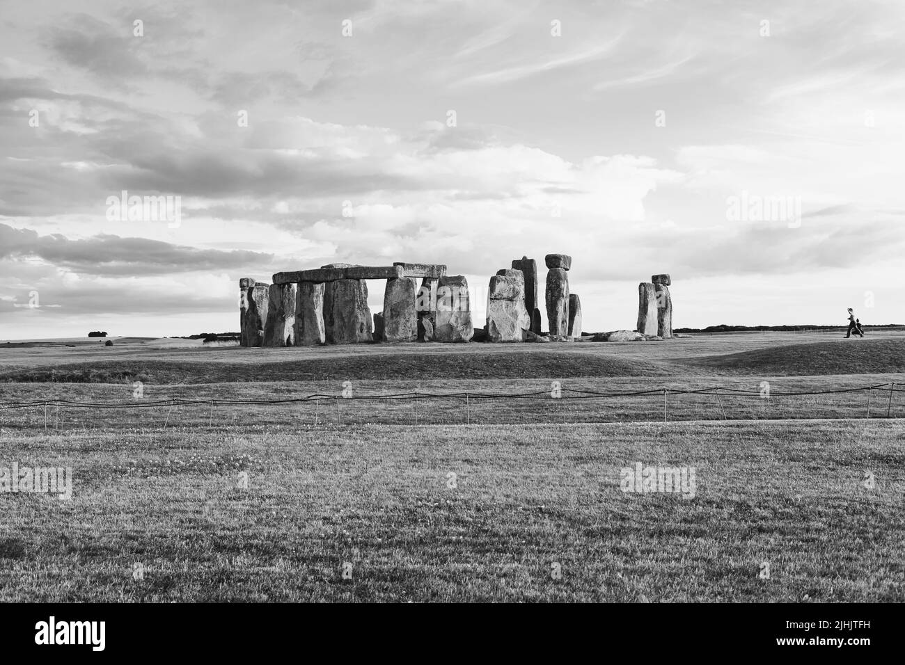 Coucher de soleil à Stonehenge, Wiltshire, Angleterre Banque D'Images