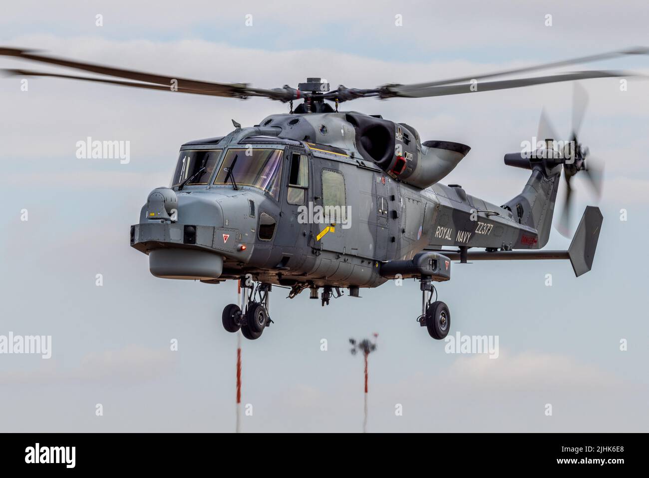 AgustaWestland AW159 Wildcat HMA2 «ZZ377» arrivée à RAF Fairford le 13th juillet pour participer au Royal International Air Tattoo 2022 Banque D'Images