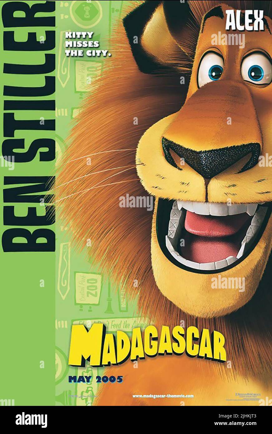 ALEX LE LION, MADAGASCAR, 2005 Banque D'Images