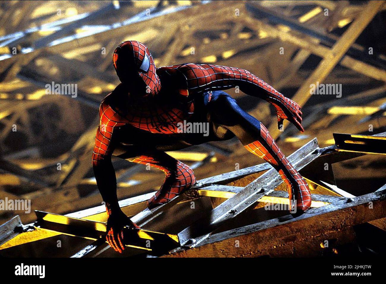 TOBEY MAGUIRE, SPIDER-MAN, 2002 Banque D'Images