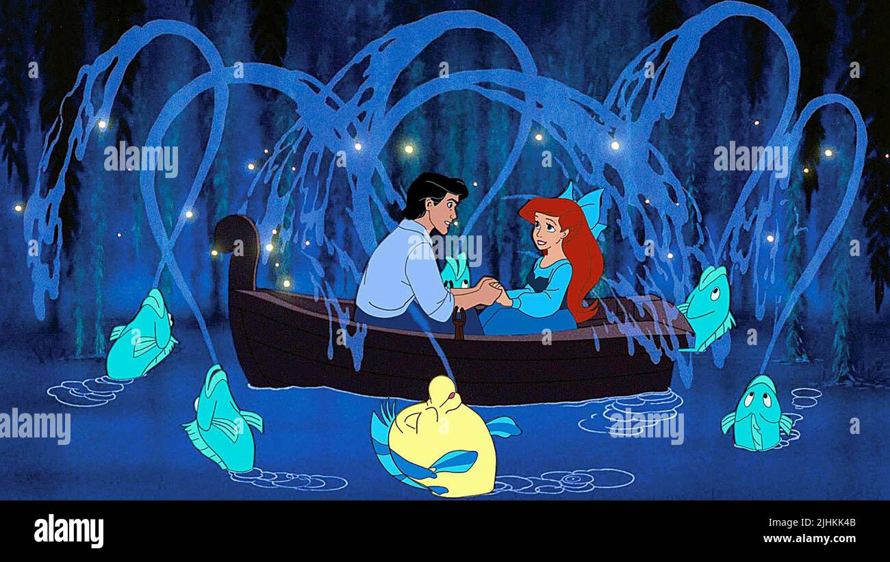 PRINCE ERIC, ARIEL, LA PETITE SIRÈNE, 1989 Banque D'Images