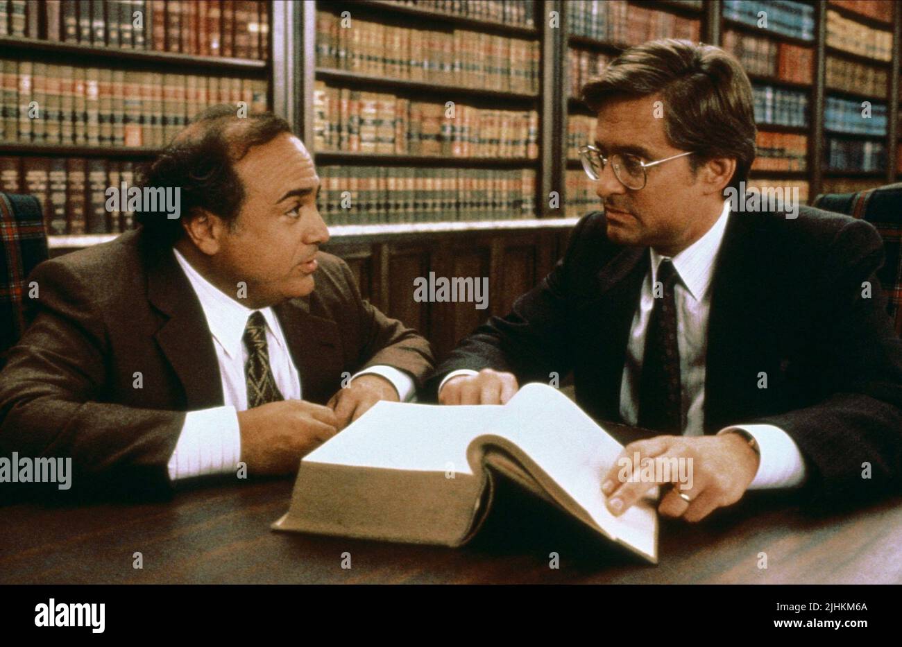 DANNY DEVITO, MICHAEL DOUGLAS, LA GUERRE DES ROSES, 1989 Banque D'Images