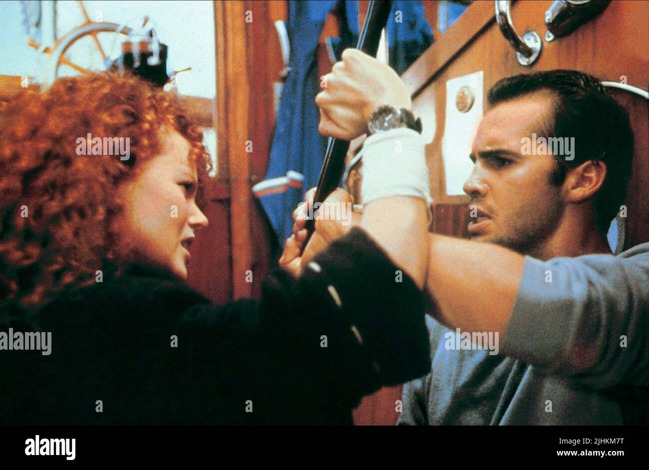 NICOLE KIDMAN, Billy Zane, Calme plat, 1989 Banque D'Images