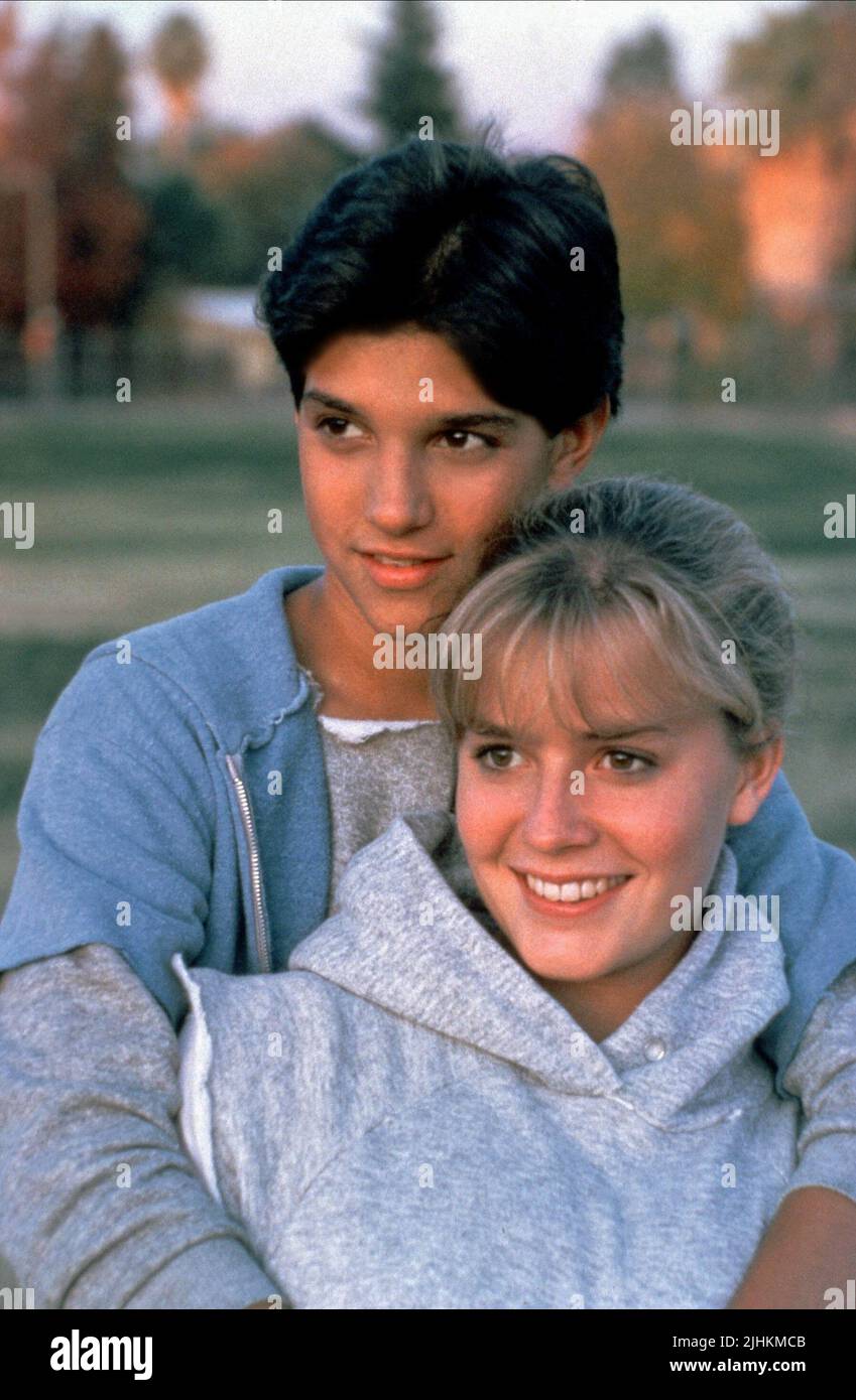 RALPH MACCHIO, Elisabeth Shue, Karaté Kid, 1984 Banque D'Images