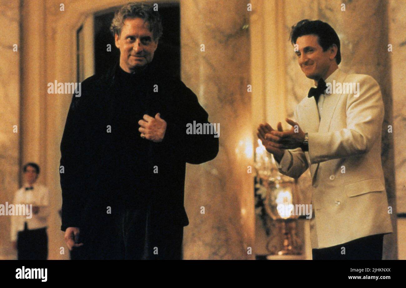 MICHAEL DOUGLAS, Sean Penn, LE JEU, 1997 Banque D'Images